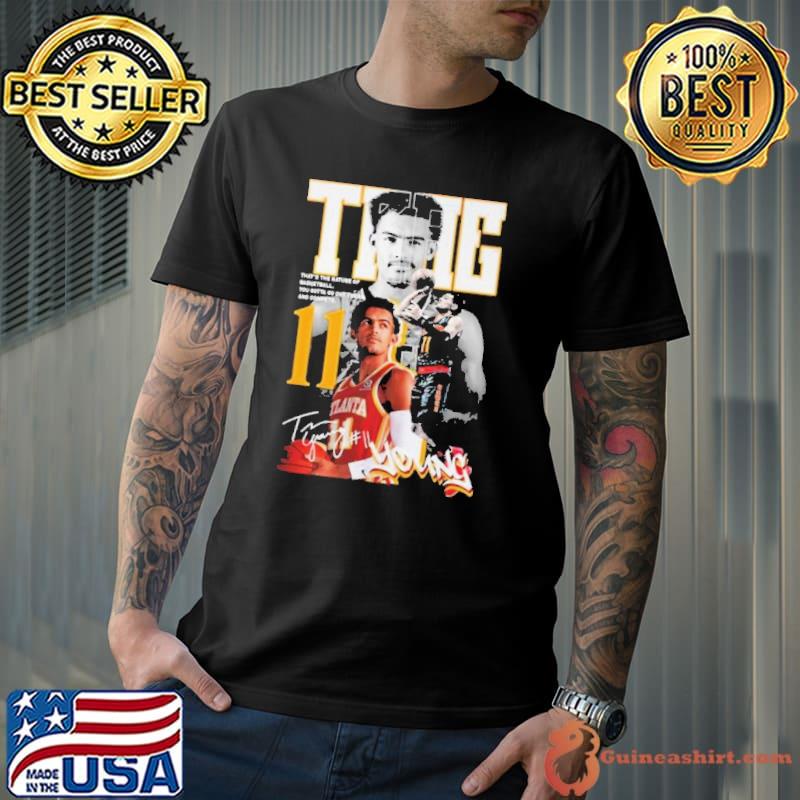 Atlanta Hawks Basketball Team Trae Young True Star Signature 2024 Shirt Unisex