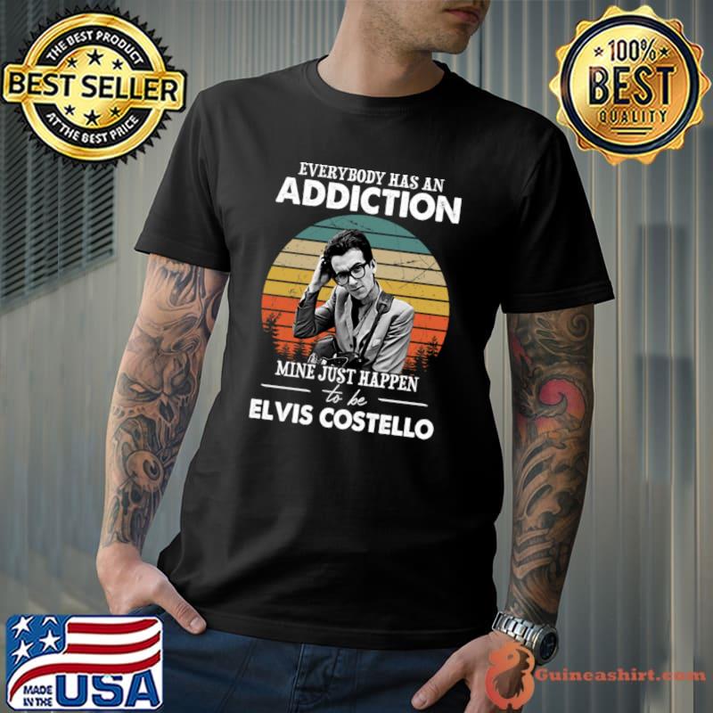 Awesome everybody Has An Just Happens To Be Elvis Costello Vintage T-Shirt