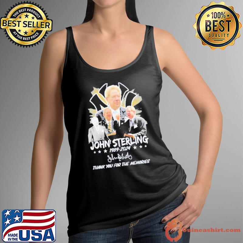 Awesome John Sterling 1989-2024 Thank You For The Memories Signature Shirt