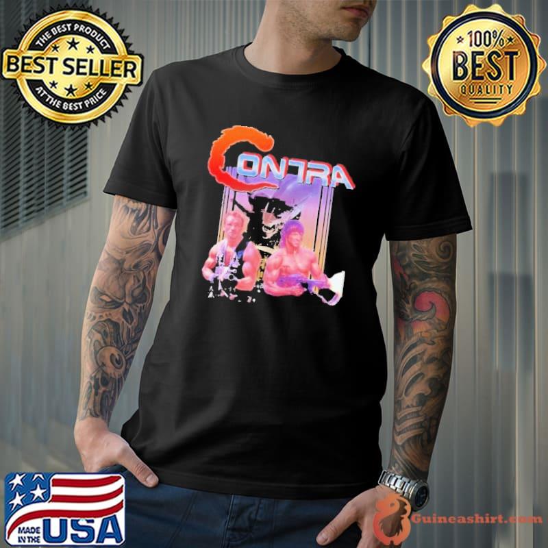 Awesome Rambo Sylvester Stallone The Terminators Arnold Schwarzenegger Fan Shirt