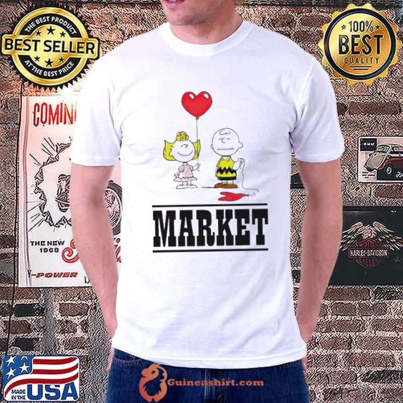 Awesome sally Brown and Charlie Brown Peanuts deflated market s Unisex