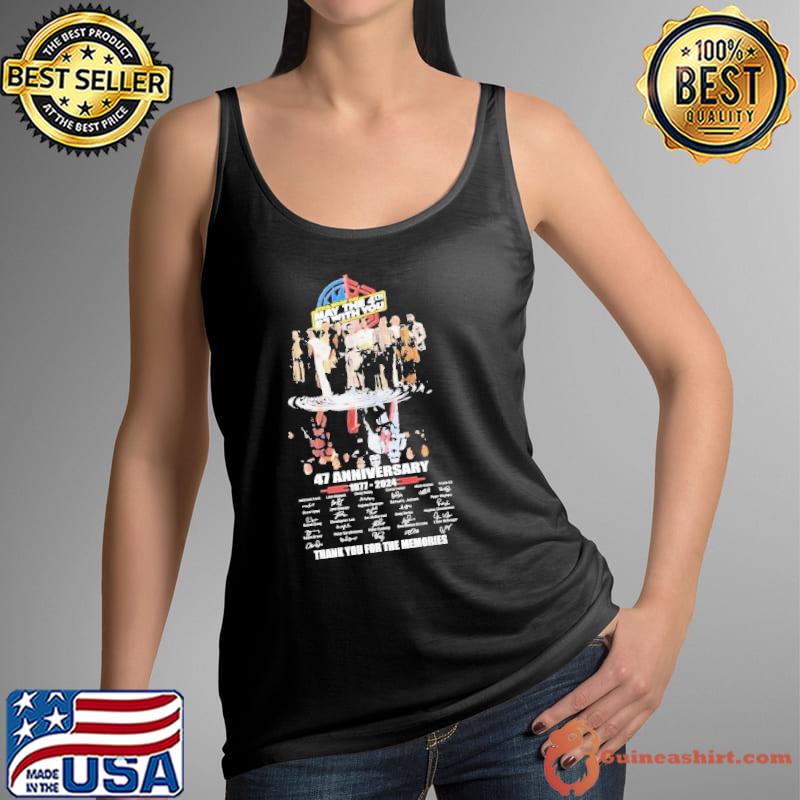 Awesome Star Wars Day May The 4th Be With You 47 Anniversary 1977-2024 Thank You For The Memories Shirt