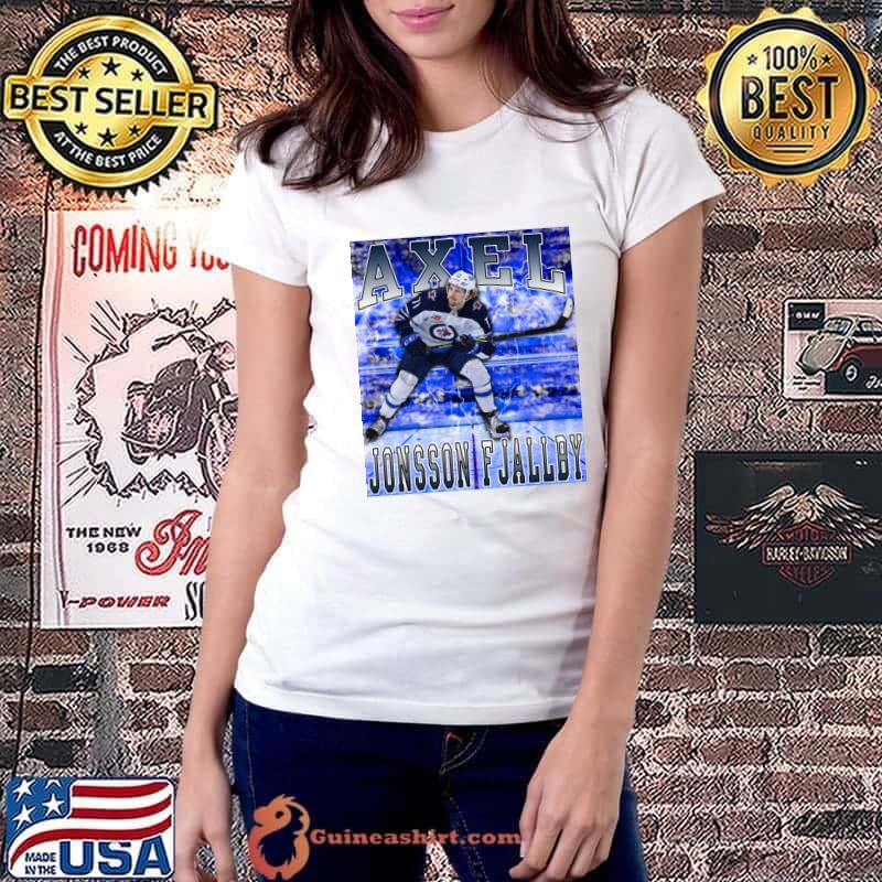 Axel Jonsson Fjallby Swedish professional ice hockey forward Winnipeg Jets T-Shirt
