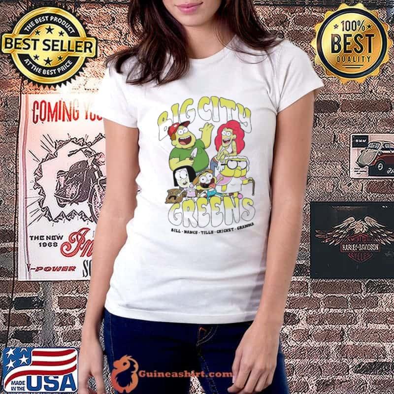 Big City Greens Bill Nancy Tilly Cricket Gramma Shirt