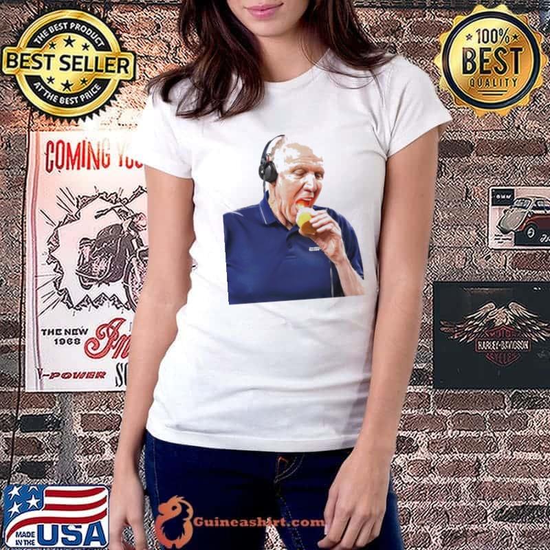Bill Walton eating a cupcake shirt