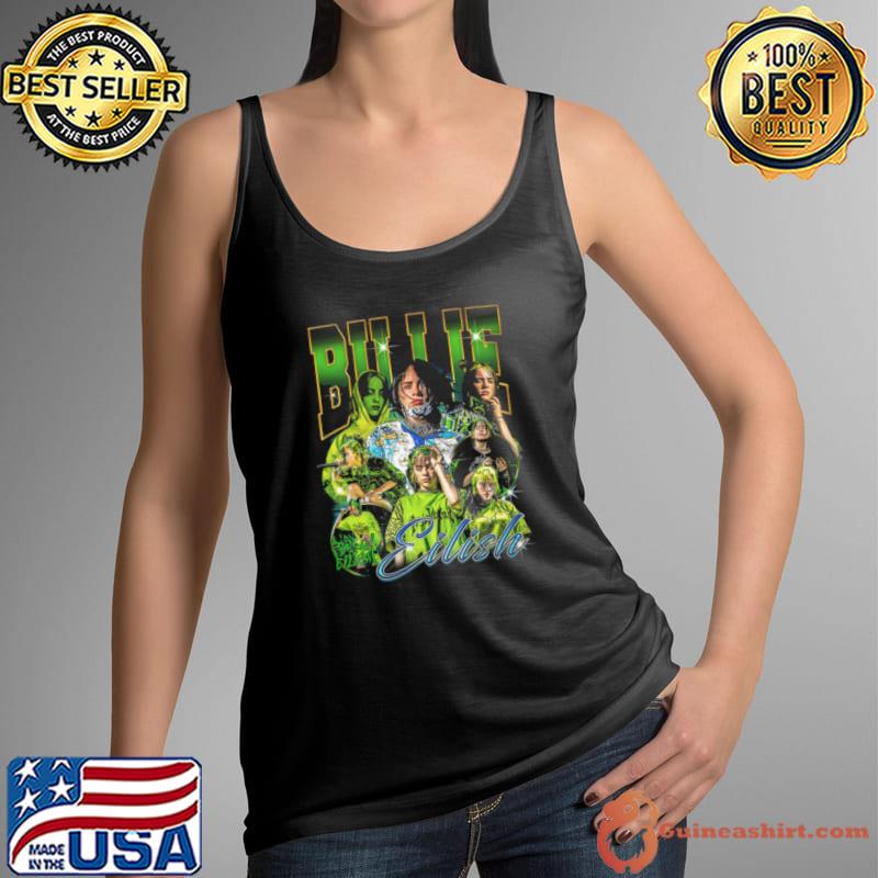 Billie Eilish Vintage American singer and songwriter T-Shirt Tank Top