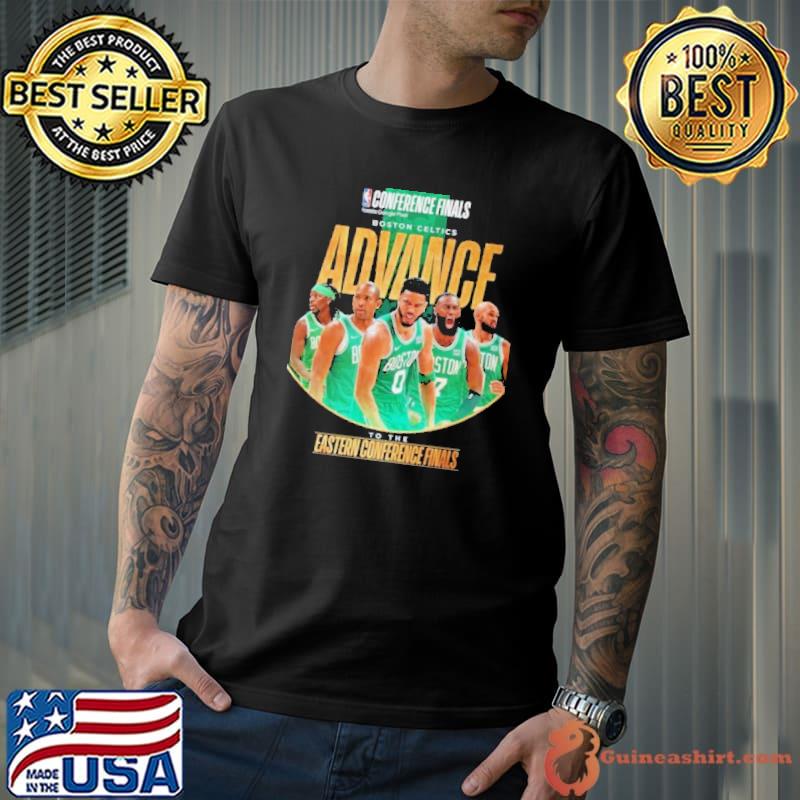 Boston Celtics 2024 Advance To The Eastern Conference Finals Shirt Unisex
