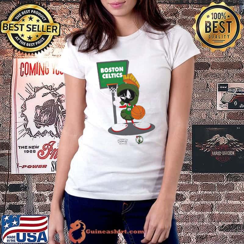 Boston Celtics Looney Tunes Marvin the Martian shirt