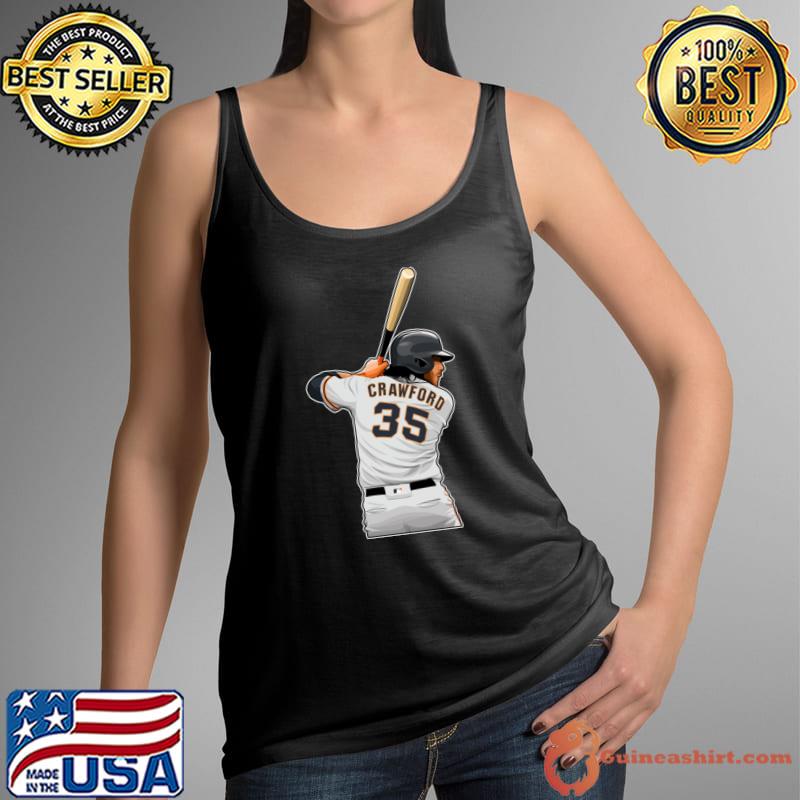Brandon Crawford #35 American professional baseball shortstop St. Louis Cardinals T-Shirt