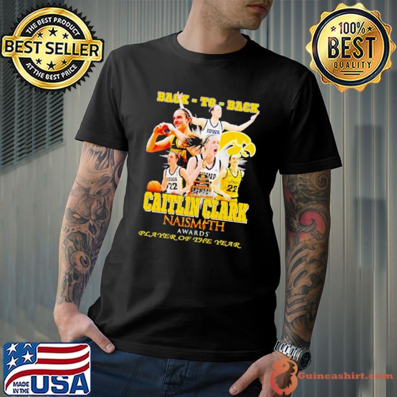 Caitlin Clark Naismith Awards Player of the year signature shirt