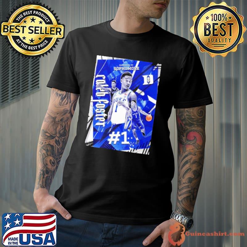 Caleb Foster Number 1 Duke Blue Devils Harrisburg NC Sophomore Shirt Unisex