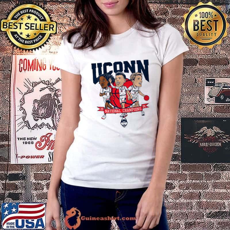 Cam Spencer Tristen Newton & Donovan Clingan Champions Caricatures T-Shirt