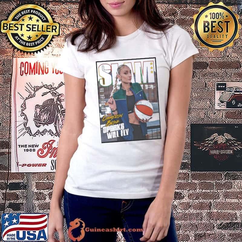 Cameron brink cover of slam cover magazine sparks will fly home decor poster 2024 shirt