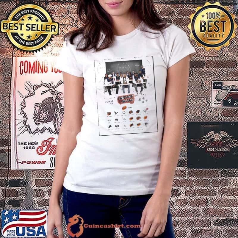 Chicago Bears Announced Their New Season NFL 2024 Schedule With Class Of 24 Poster Shirt