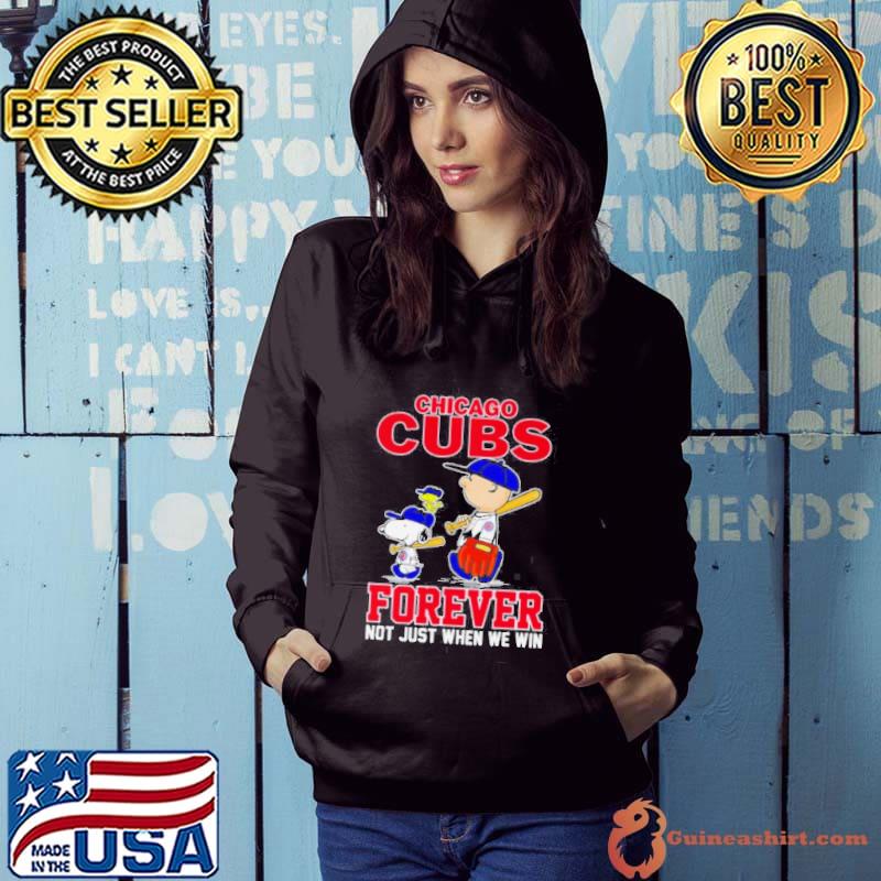 Chicago CUBS x Peanuts Characters Forever Not Just When We Win Shirt Hoodie