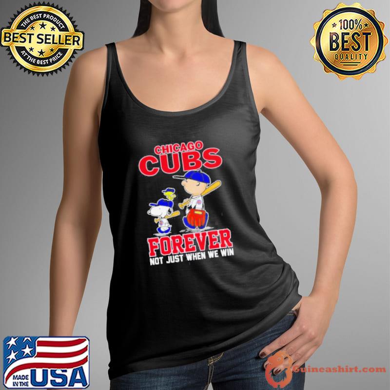 Chicago CUBS x Peanuts Characters Forever Not Just When We Win Shirt
