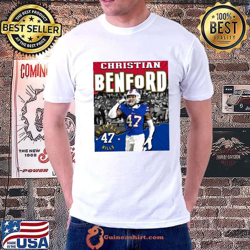 Christian Benford American football cornerback the Buffalo Bills T-Shirt