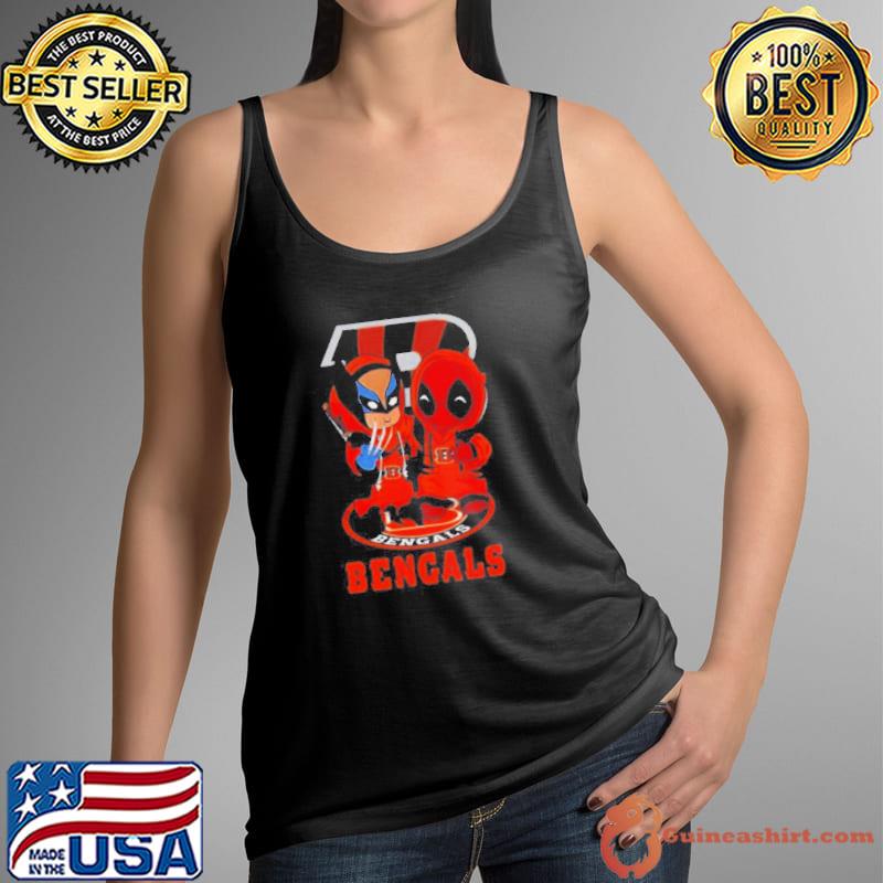 Cincinnati Bengals Marvel Wolverine Deadpool True Friends Shirt