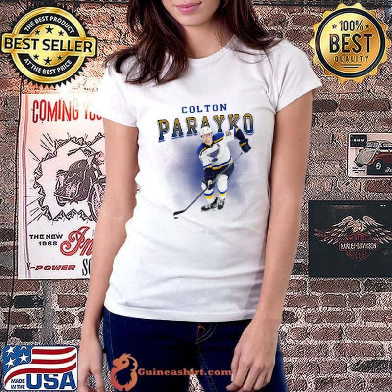 Colton Parayko Canadian professional ice hockey defenceman and alternate captain St. Louis Blues T-Shirt