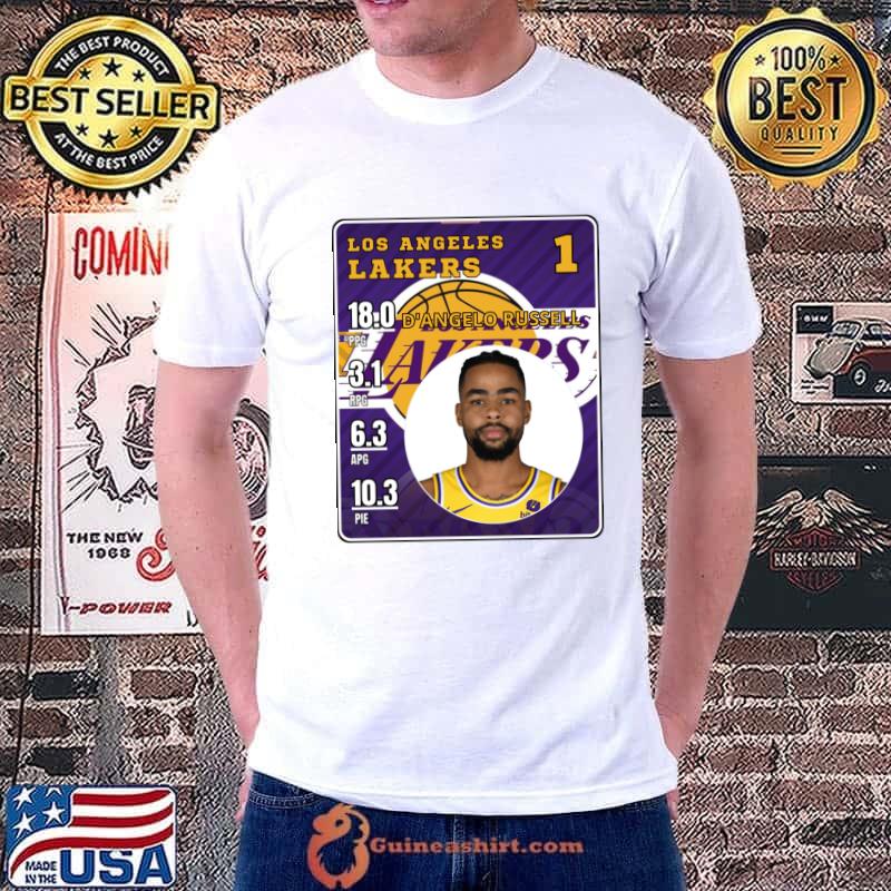 D'ANGELO RUSSELL American professional basketball player Los Angeles Lakers T-Shirt