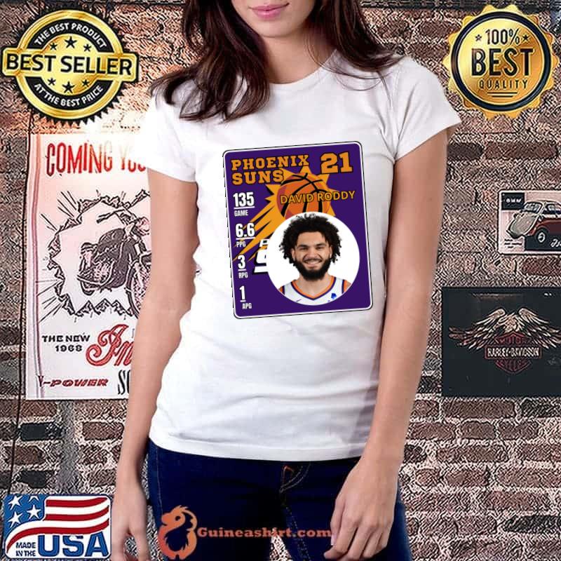 David Roddy American professional basketball player Phoenix Suns T-Shirt Ladiestee