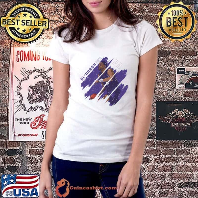 De'aaron Fox Sacramento Stripes T-Shirt
