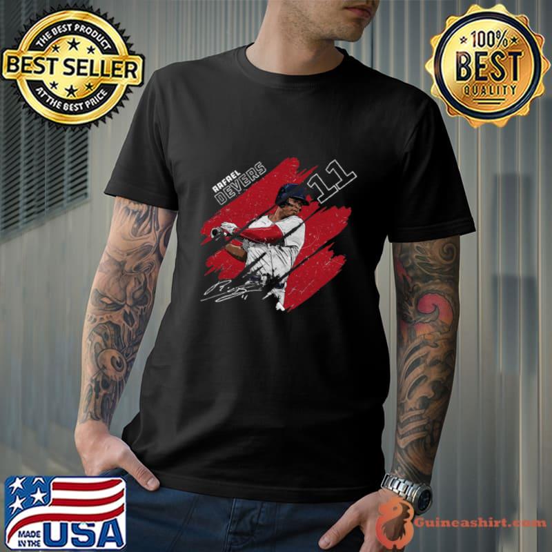 Dominican professional baseball third baseman rafael devers stripes T-Shirt