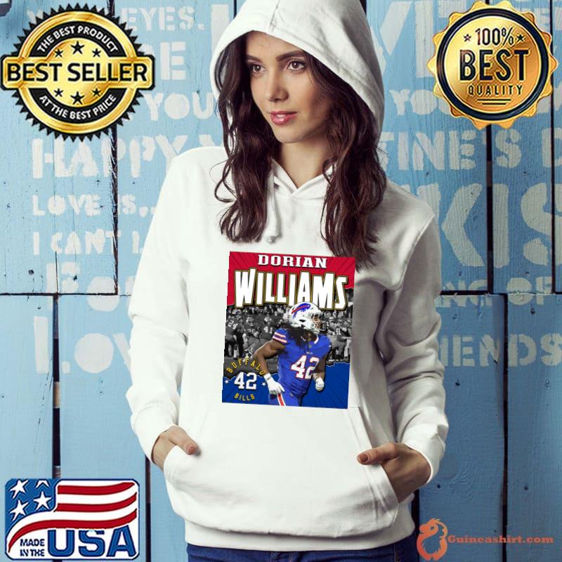 Dorian Williams American football linebacker for the Buffalo Bills T-Shirt Hoodie