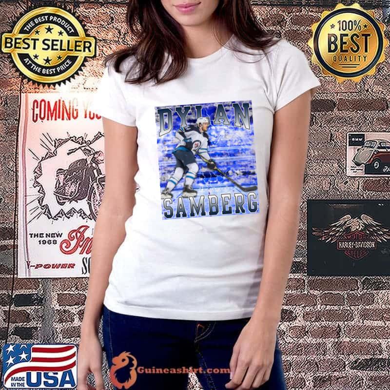 Dylan Samberg American professional ice hockey defenseman Winnipeg Jets T-Shirt