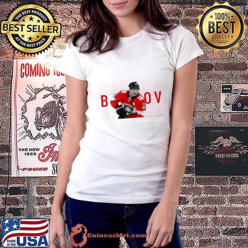 Finnish professional ice hockey centre and captain Florida Panthers aleksander barkov T-Shirt Ladiestee