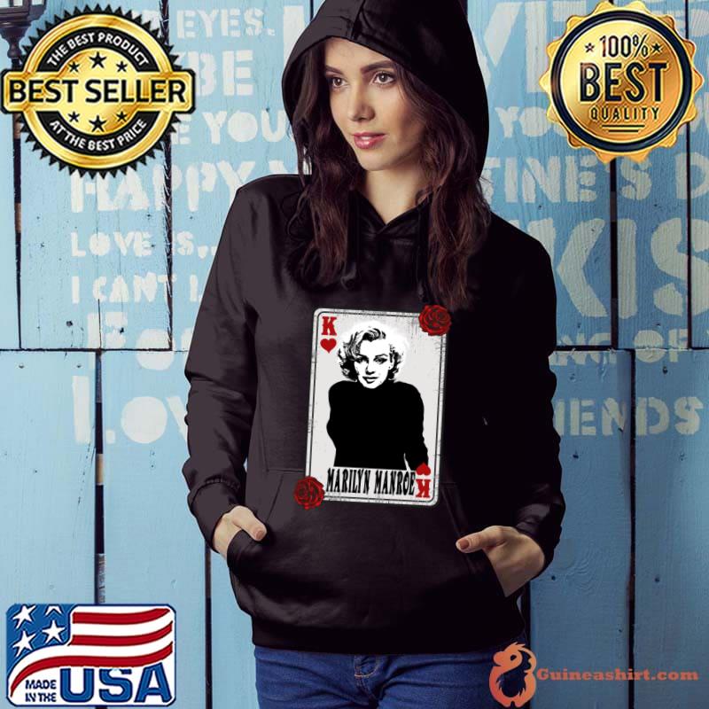 Funny vintage Card Marilyn Manroe American actress and model T-Shirt Hoodie