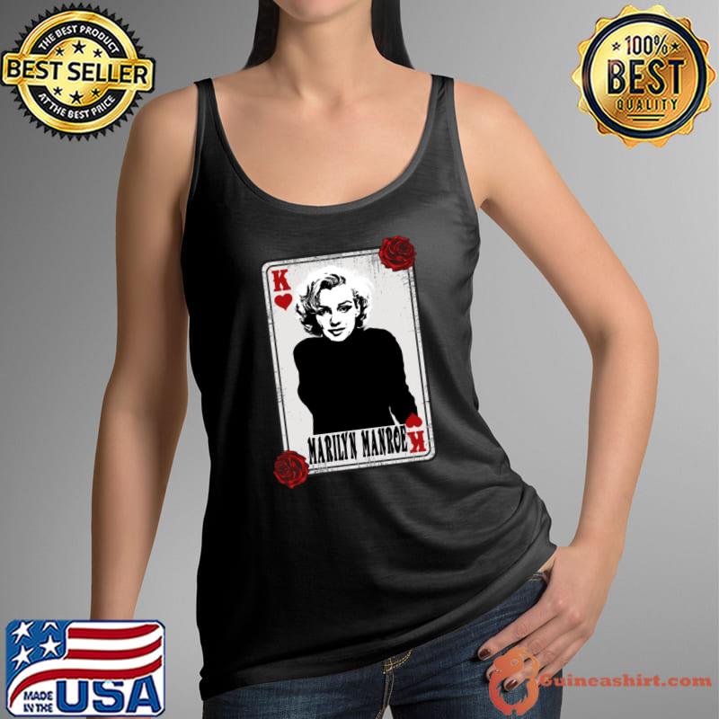 Funny vintage Card Marilyn Manroe American actress and model T-Shirt