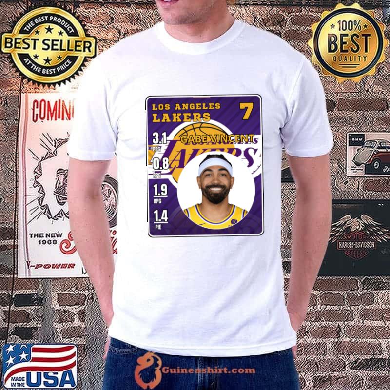 GABE VINCENT Nigerian-American professional basketball player Los Angeles Lakers T-Shirt