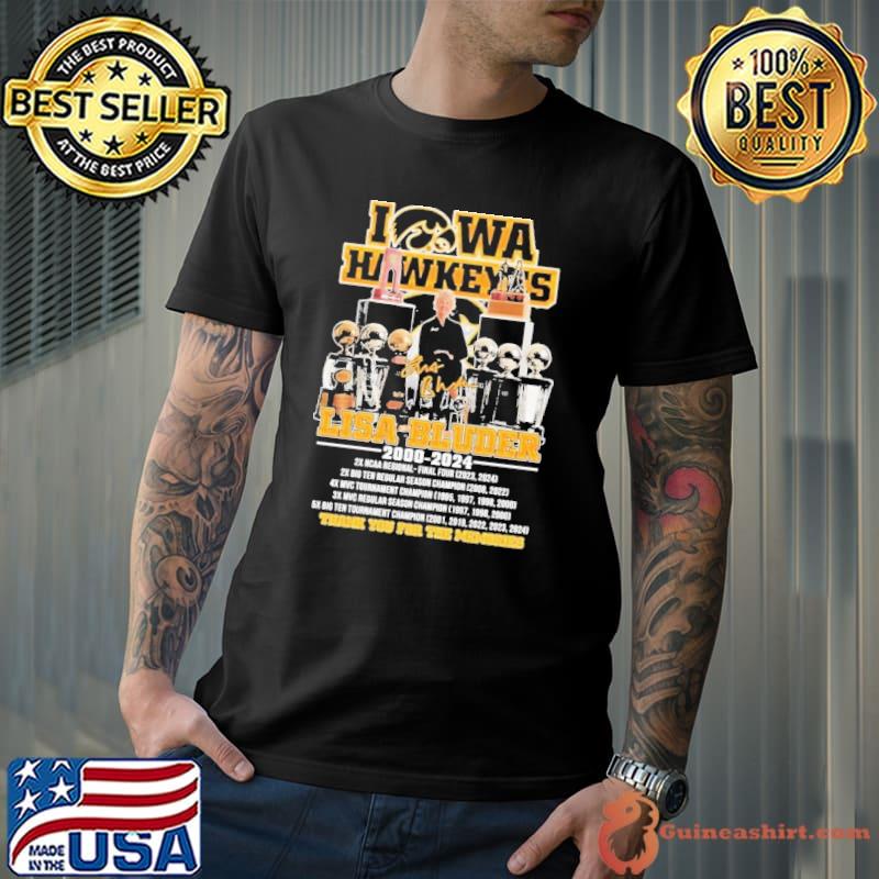 Iowa Hawkeyes Lisa Bluder 2000-2024 Thank You For The Memories Shirt