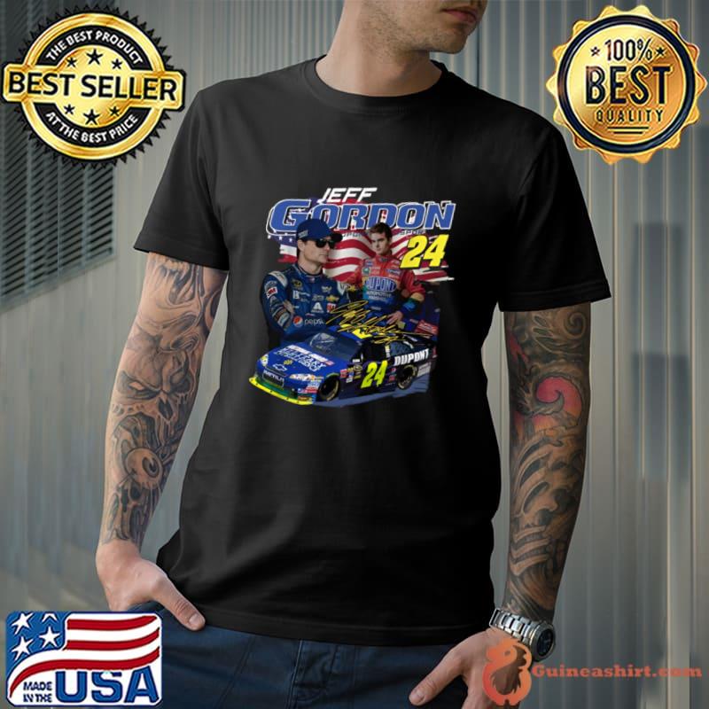 Jeff Gordon Vintage 90s American stock car racing executive T-Shirt