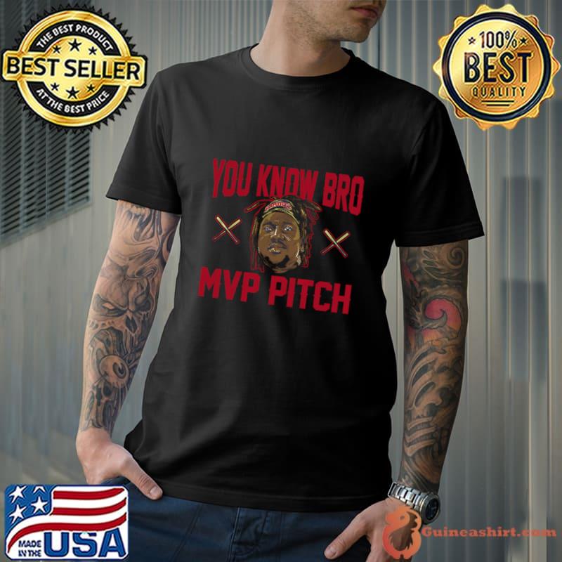 Jose Ramirez You Know Bro Mvp Pitch Dominican professional baseball third baseman T-Shirt