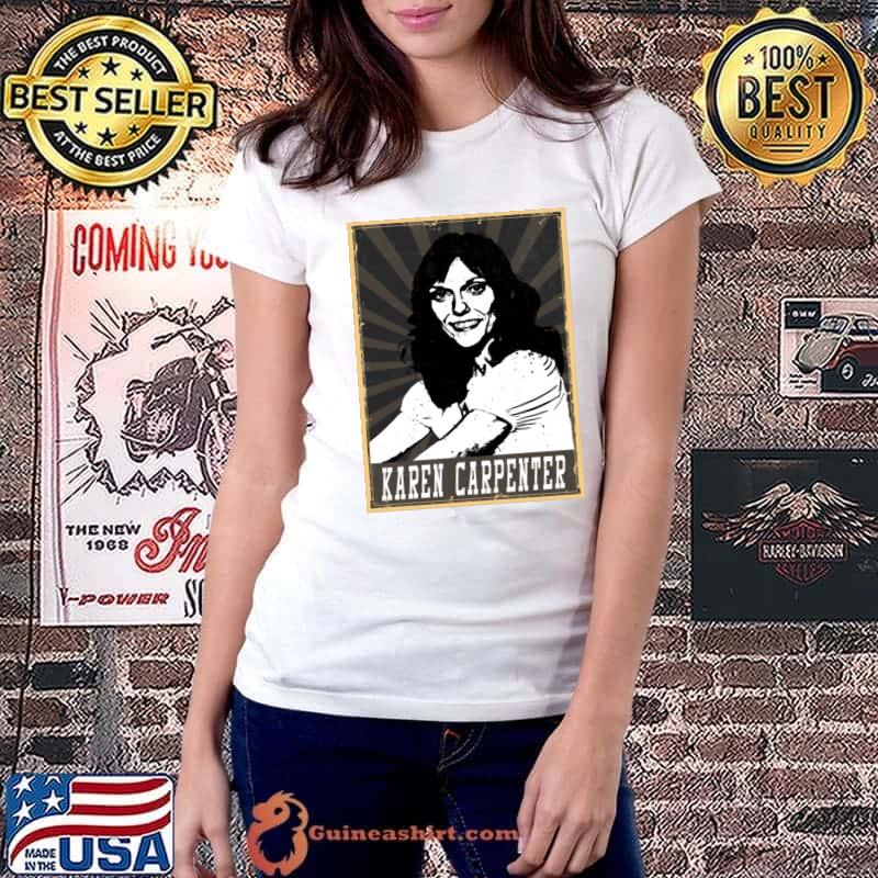 Karen Carpenter American singer and drummer T-Shirt Ladiestee