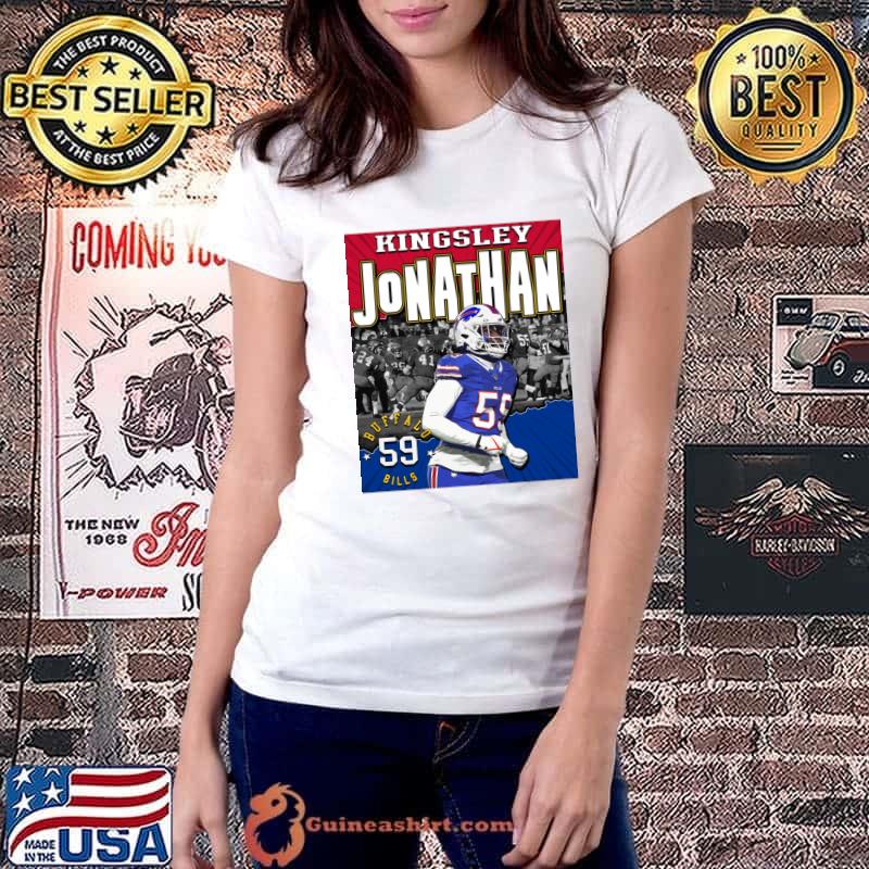 Kingsley Jonathan Nigerian-born American football defensive end for the Buffalo Bills T-Shirt Ladiestee