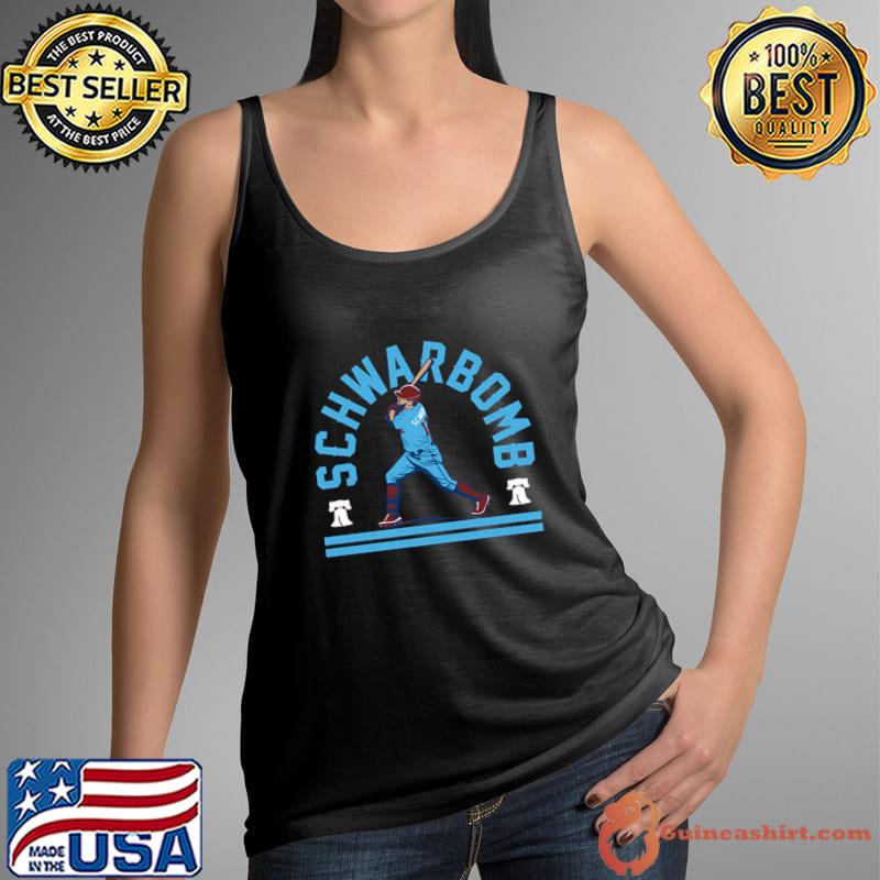 Kyle Schwarber Schwarbomb Philly American professional baseball outfielder T-Shirt Tank Top