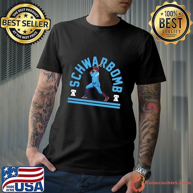 Kyle Schwarber Schwarbomb Philly American professional baseball outfielder T-Shirt