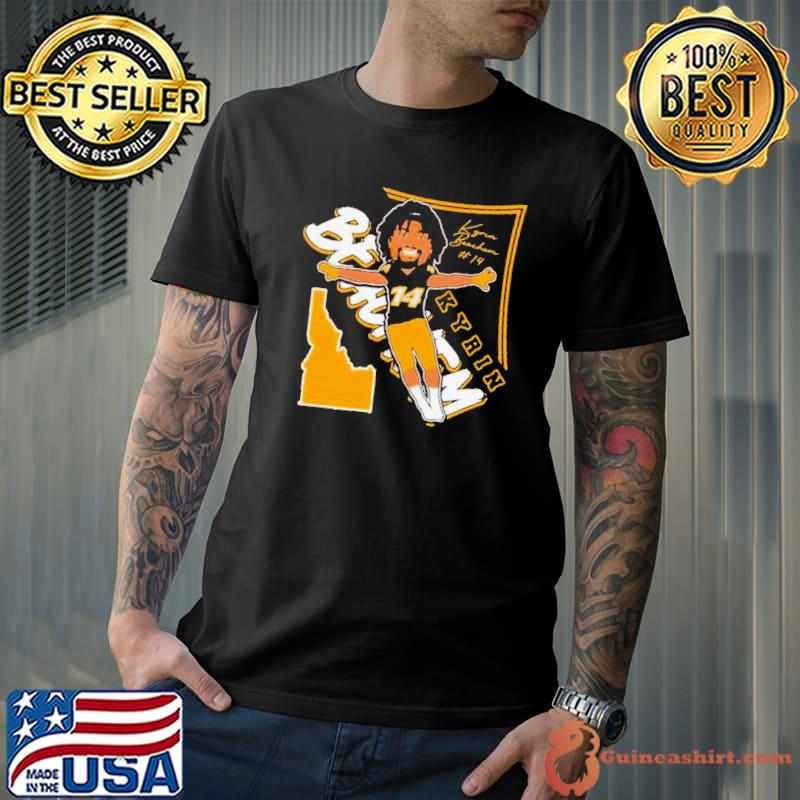 Kyrin Beachem Idaho Vandals football signature shirt