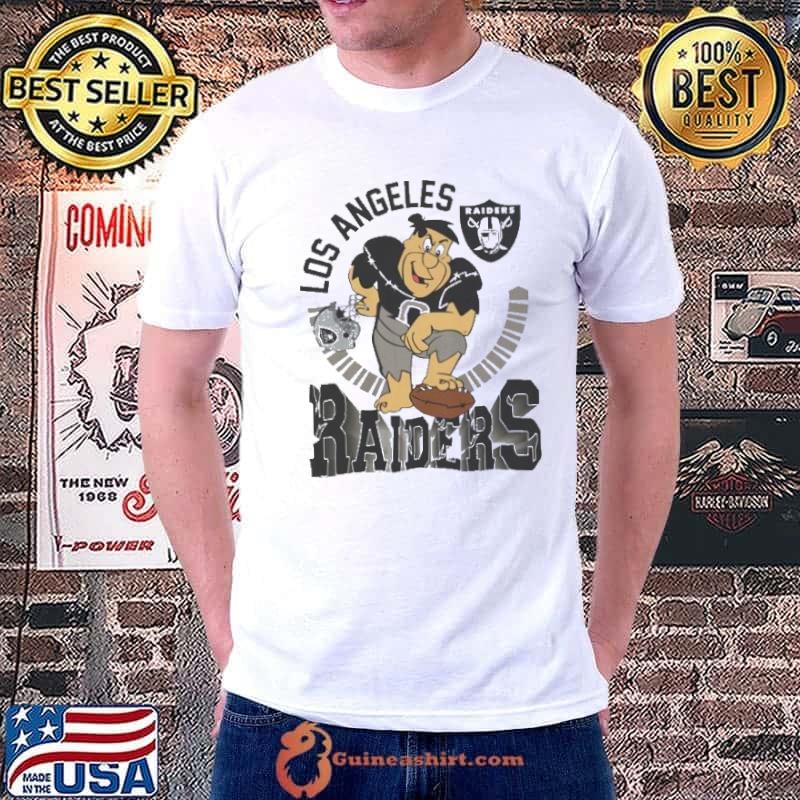 Las Vegas Raiders The Flintstones Smiling Holding Helmet shirt