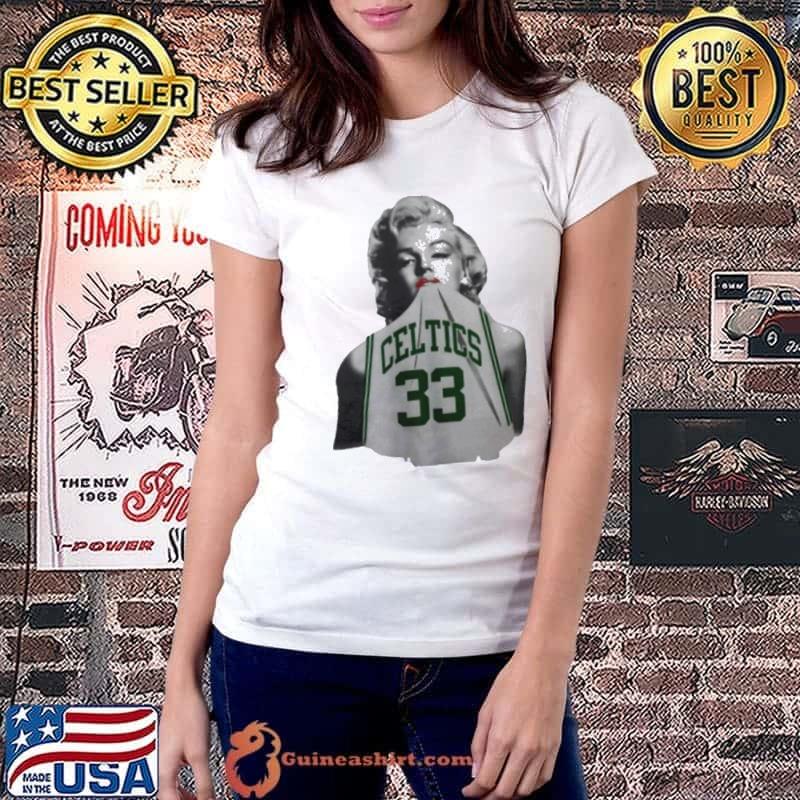 Marilyn Monroe Boston Celtics Shirt