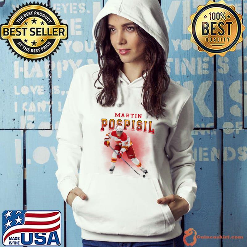 Martin Pospisil Slovak professional ice hockey centre for the Calgary Flames T-Shirt Hoodie