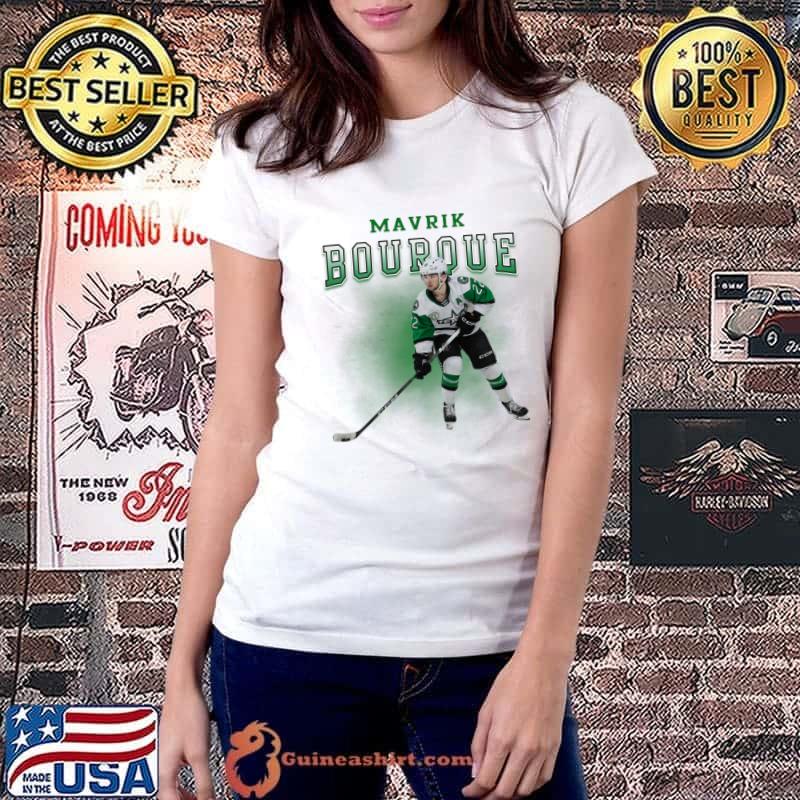 Mavrik Bourque Canadian professional ice hockey centre for the Texas Stars T-Shirt