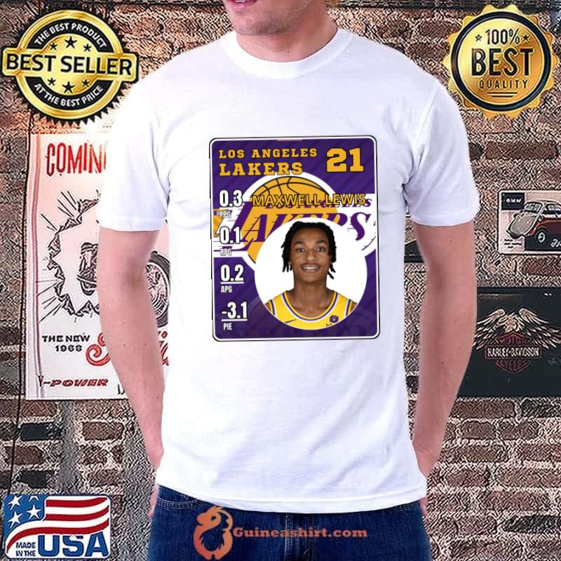 MAXWELL LEWIS American professional basketball player Los Angeles Lakers T-Shirt