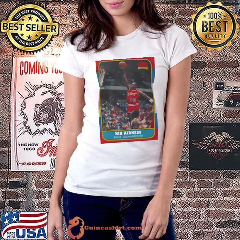 Michael Jordan his airness bulls guard-forward shirt