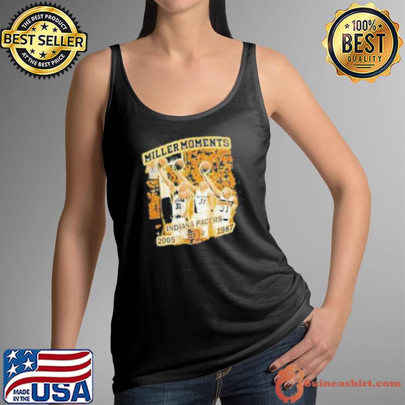 Miller Moments Indiana Pacers 2005 1987 Shirt