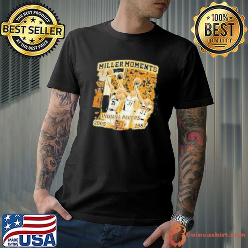 Miller Moments Indiana Pacers 2005 1987 Shirt Unisex