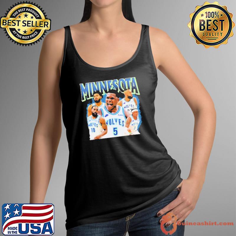 Minnesota Anthony Edwards Jaden Mcdaniels Karl Anthony Towns Mike Conley Rudy Gobert Shirt
